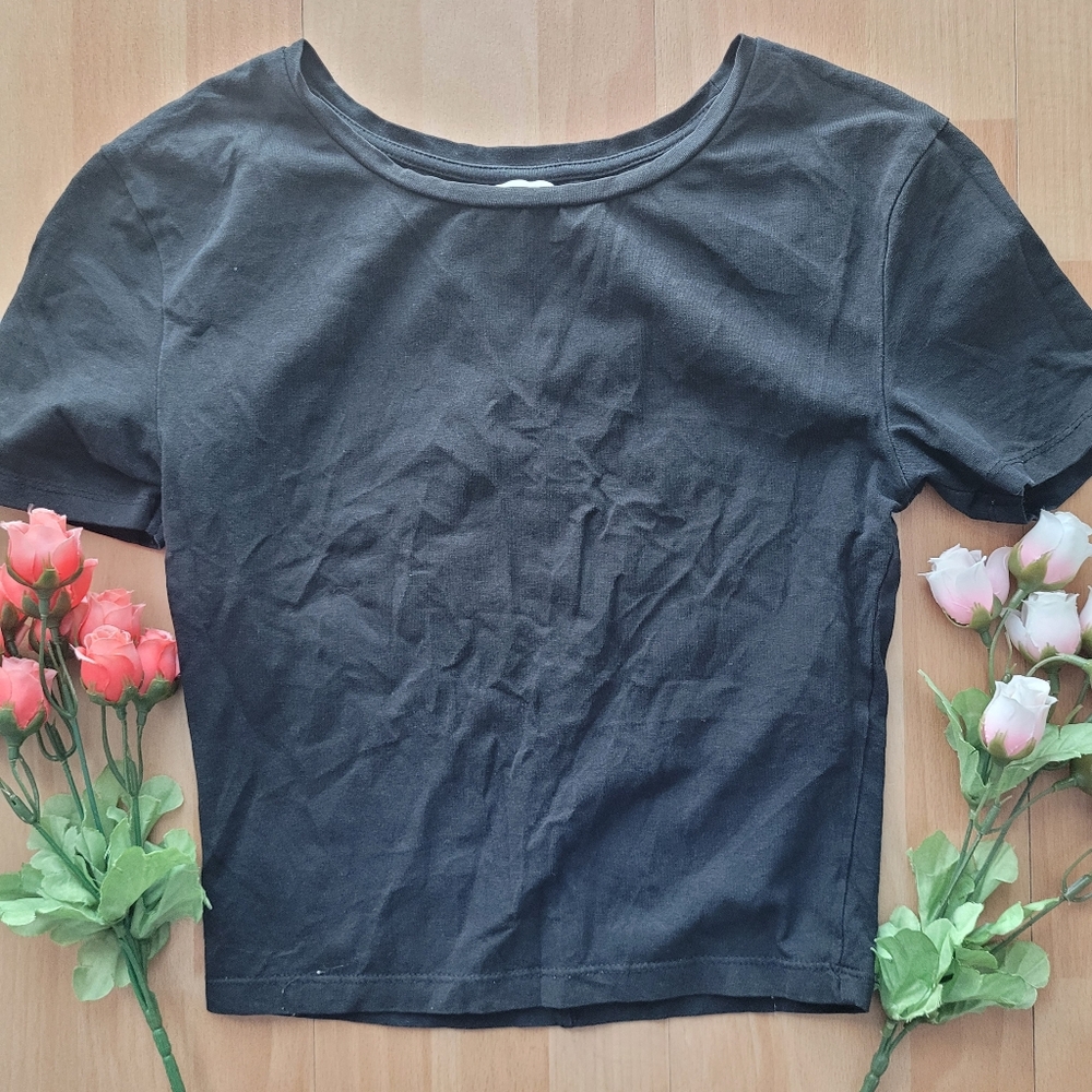 Zara Black Short Sleeve Shirt